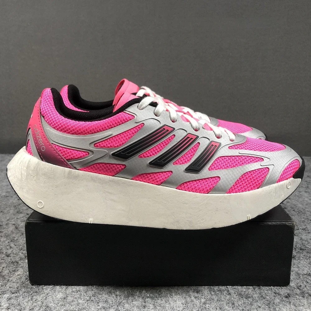 Adidas Adizero Aruku Shoes Womens 8.5 Lucid Pink Silver Running JP5568
